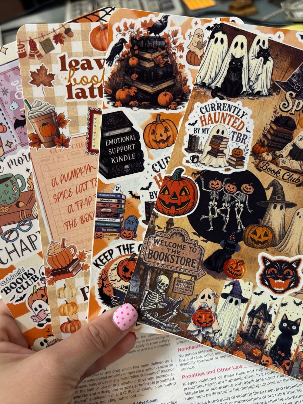 Halloween Book Kindle Inserts